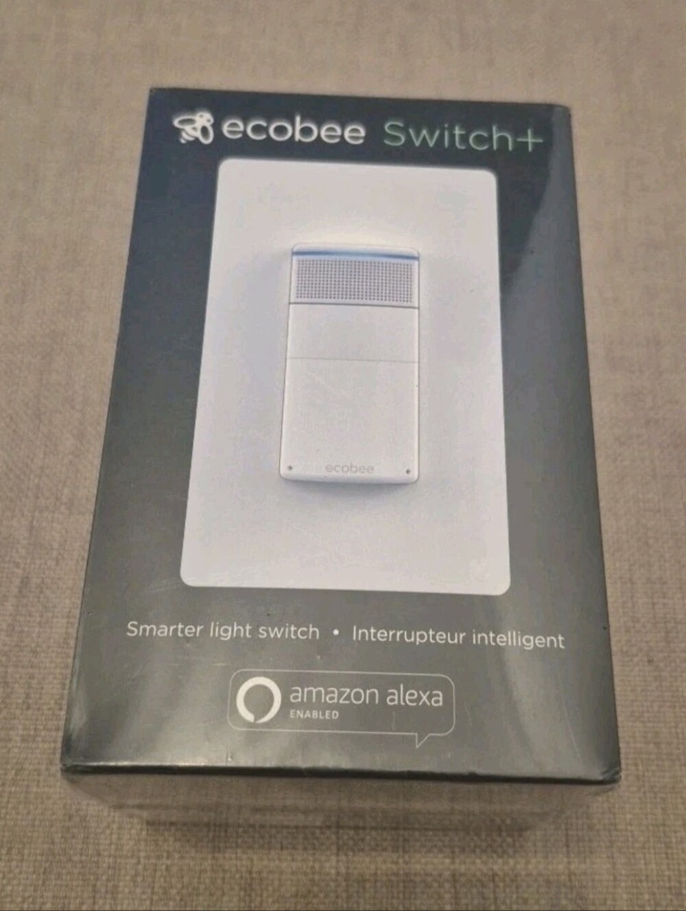 ecobee Switch+ Smart Light Switch in White EC-SMSWVC-02 Alexa Google Bult-in